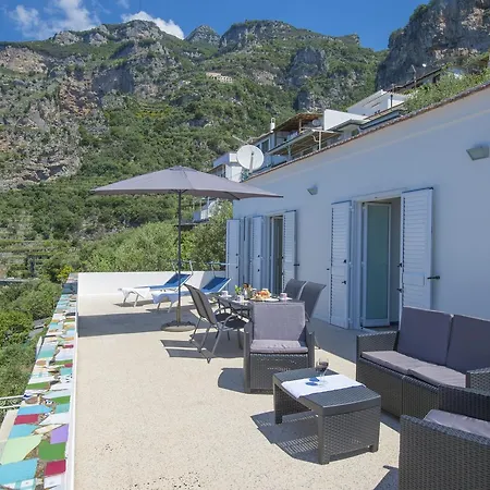 My Shazzy With Amazing Sea View Terrace Apartment Praiano Exterior photo